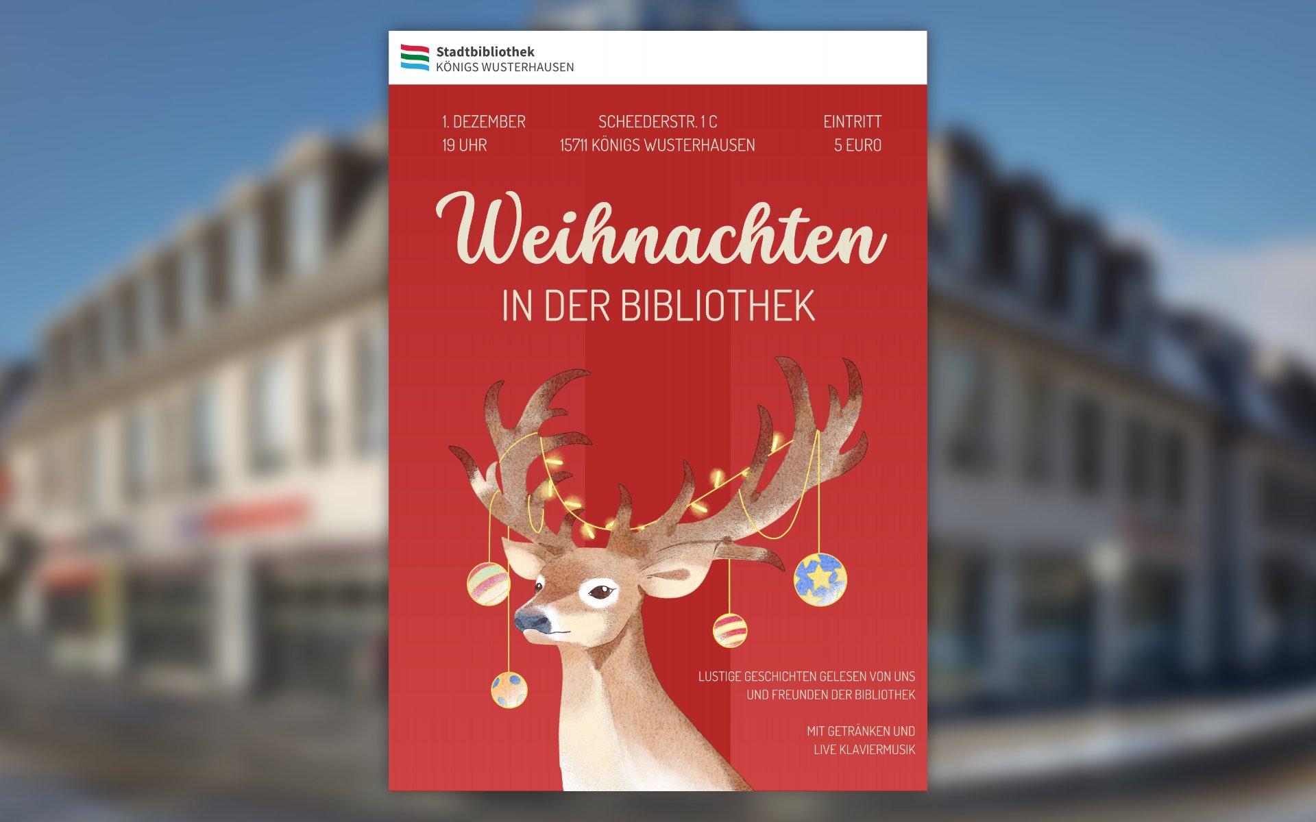 Weihnachten in der Bibliothek